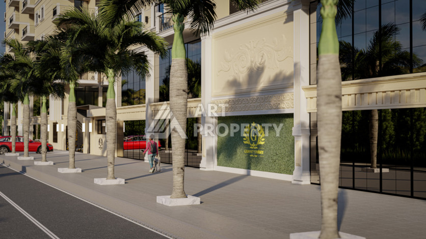 Новый инвестиционный проект на этапе карандаша от ведущего застройщика в районе Махмутлар! - Ракурс 6