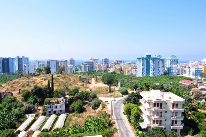 Две двухкомнатные квартиры вблизи Средиземного моря в Махмутлар, 70 м2 - Ракурс 12