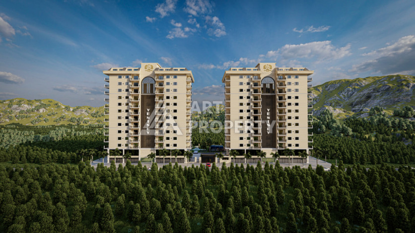 Новый инвестиционный проект на этапе карандаша от ведущего застройщика в районе Махмутлар! - Ракурс 9