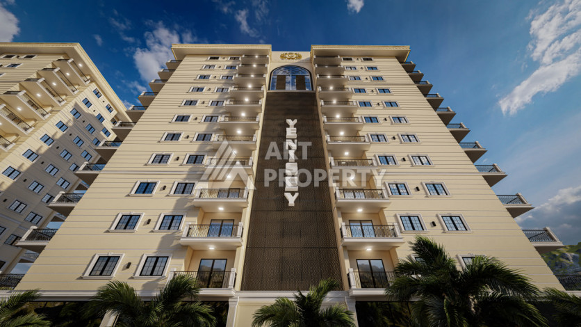 Новый инвестиционный проект на этапе карандаша от ведущего застройщика в районе Махмутлар! - Ракурс 10