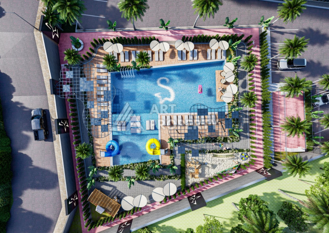 Две квартиры от инвестора в проекте с пятизвездочной инфраструктурой в зеленом районе Демирташ - Ракурс 2