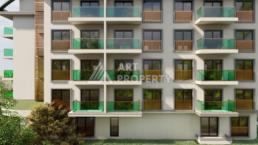 Апартаменты  1+1 с видом на море в районе Паяллар - Ракурс 6