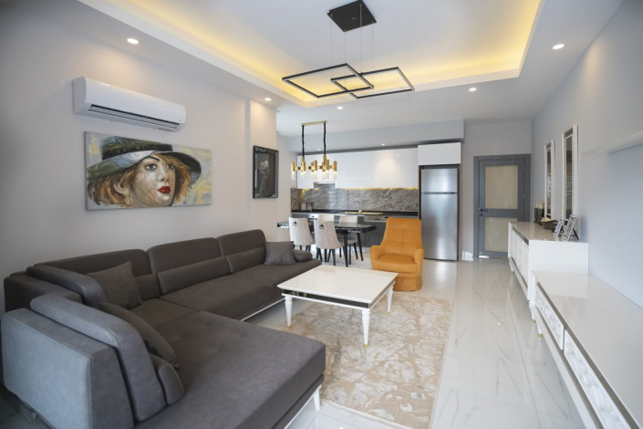 Меблированная четырехкомнатная квартира в районе Оба, 121 м2 - Ракурс 5