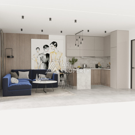 Апартаменты  1+1 с видом на море в районе Паяллар - Ракурс 8