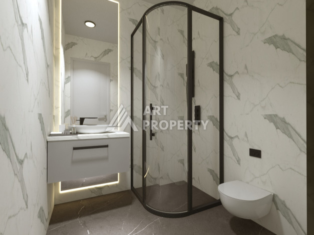 Апартаменты  1+1 с видом на море в районе Паяллар - Ракурс 11