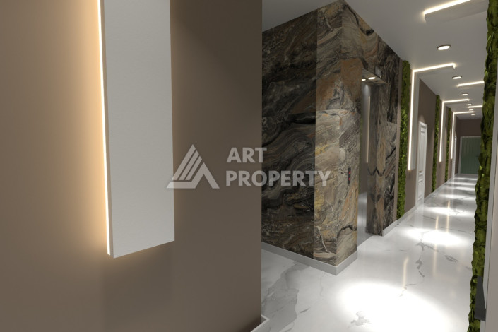 Апартаменты  1+1 с видом на море в районе Паяллар - Ракурс 20