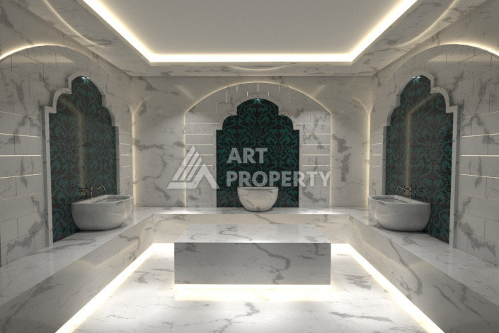 Апартаменты  1+1 с видом на море в районе Паяллар - Ракурс 27