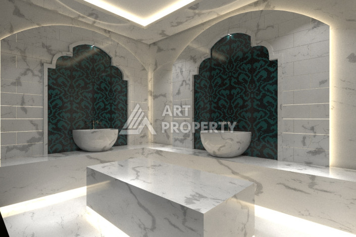 Апартаменты  1+1 с видом на море в районе Паяллар - Ракурс 28