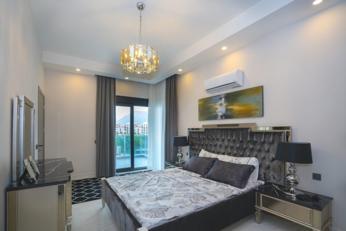 Меблированная четырехкомнатная квартира в районе Оба, 121 м2 - Ракурс 13