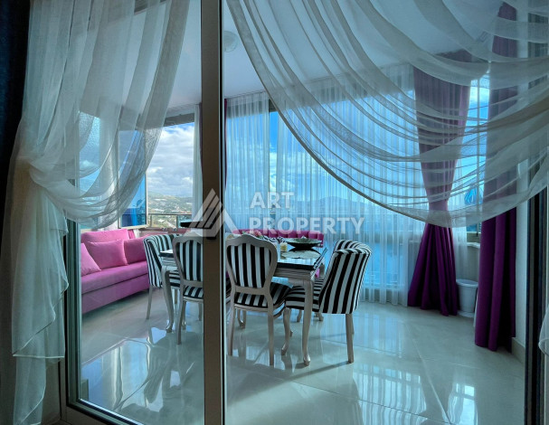 Премиальные 1+1 апартаменты с видом на горы в премиум комплексе района Махмутлар - Ракурс 2