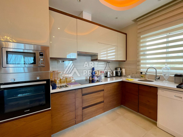 Премиальные 1+1 апартаменты с видом на горы в премиум комплексе района Махмутлар - Ракурс 6