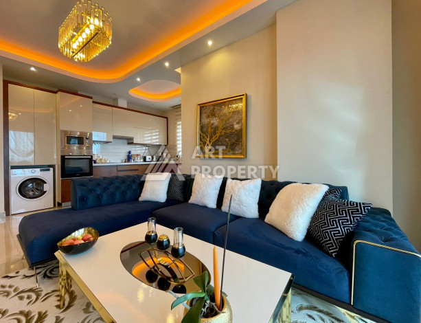 Премиальные 1+1 апартаменты с видом на горы в премиум комплексе района Махмутлар - Ракурс 7