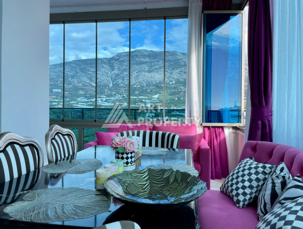 Премиальные 1+1 апартаменты с видом на горы в премиум комплексе района Махмутлар - Ракурс 9