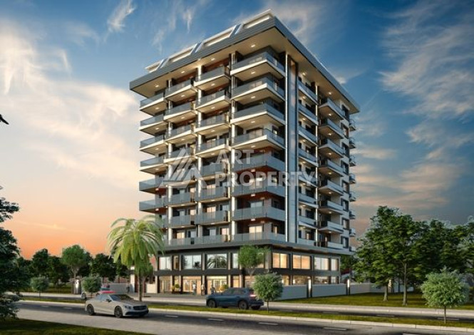 Качественные апартаменты 1+1 в стильном новом комплексе района Махмутлар - Ракурс 0