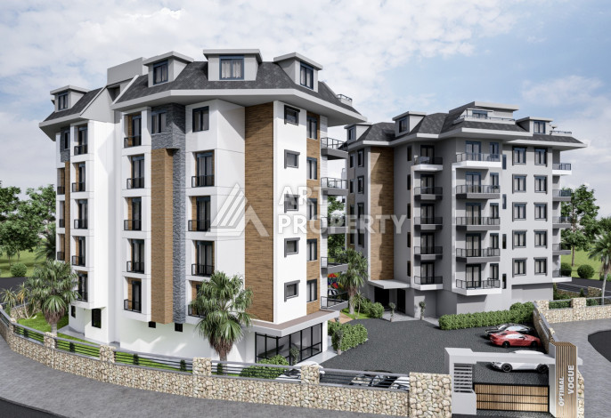 Апартаменты 1+1 в комплексе класса "люкс" района Тосмур - Ракурс 5