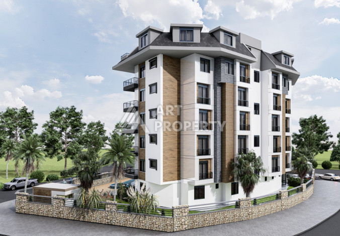 Апартаменты 1+1 в комплексе класса "люкс" района Тосмур - Ракурс 7