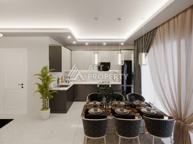 Апартаменты 1+1 в комплексе класса "люкс" района Тосмур - Ракурс 9