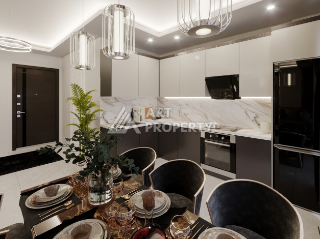 Апартаменты 1+1 в комплексе класса "люкс" района Тосмур - Ракурс 11