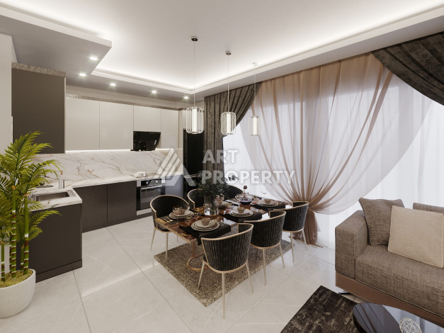 Апартаменты 1+1 в комплексе класса "люкс" района Тосмур - Ракурс 14