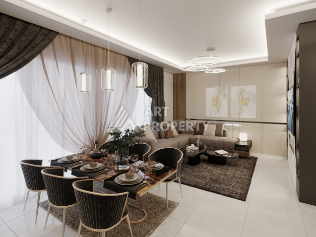 Апартаменты 1+1 в комплексе класса "люкс" района Тосмур - Ракурс 15