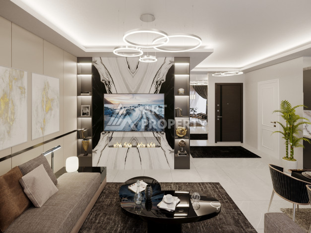 Апартаменты 1+1 в комплексе класса "люкс" района Тосмур - Ракурс 16