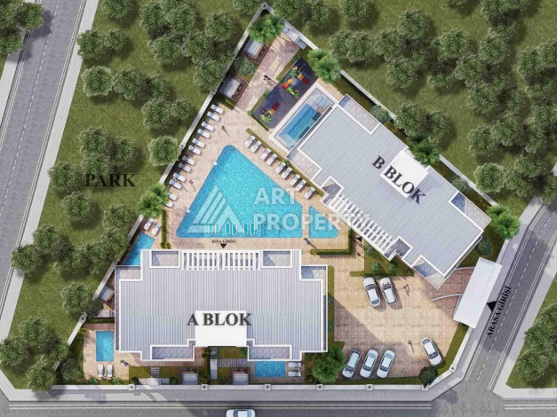 Квартира 1+1 в комплексе со всей инфраструктурой в районе Оба - Ракурс 5