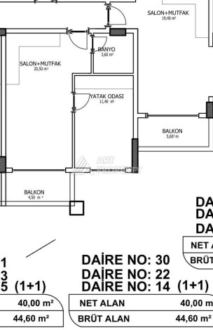 Квартира 1+1 в комплексе со всей инфраструктурой в районе Оба - Ракурс 7