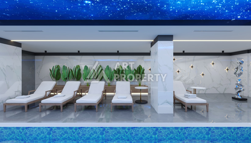 Новый инвистиционный проект на начальной стадии строительства в районе Махмутлар - Ракурс 13