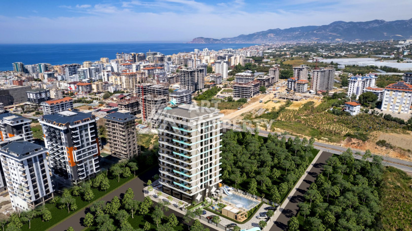 Новый инвистиционный проект на начальной стадии строительства в районе Махмутлар - Ракурс 17