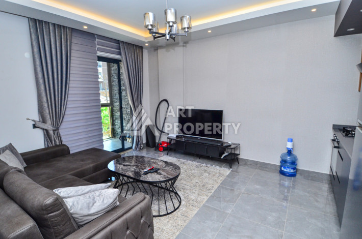 С мебелью и техникой квартира 1+1 в районе Оба - Ракурс 2