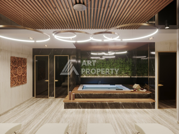 Квартира 1+1 в новом современном доме в районе Тосмур - Ракурс 5