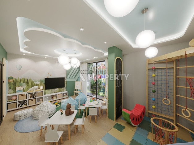 Квартира 1+1 в новом современном доме в районе Тосмур - Ракурс 11