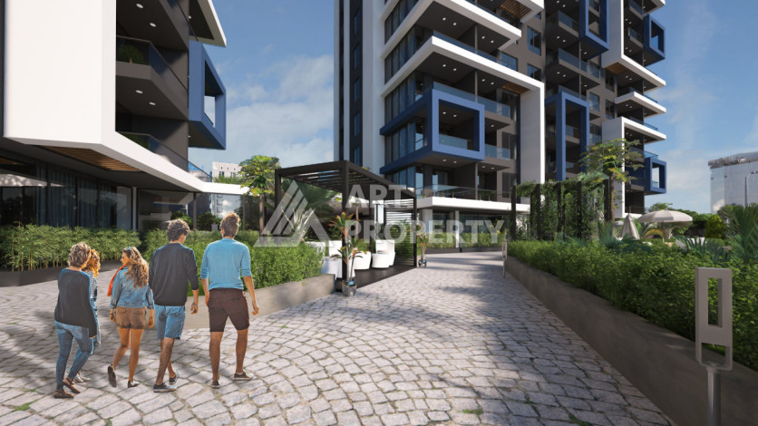 Финиш стройки и совсем новая квартира 1+1 в центре Аланьи - Ракурс 14