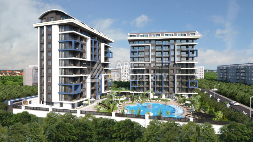 Финиш стройки и совсем новая квартира 1+1 в центре Аланьи - Ракурс 16