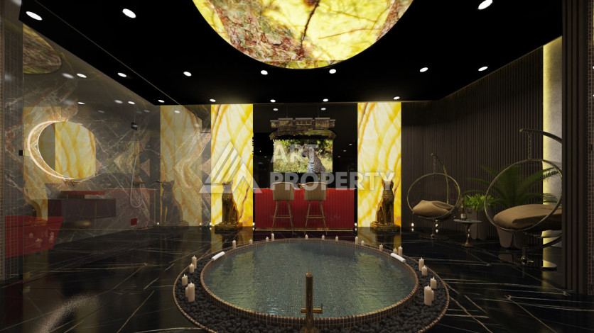 Финиш стройки и совсем новая квартира 1+1 в центре Аланьи - Ракурс 21