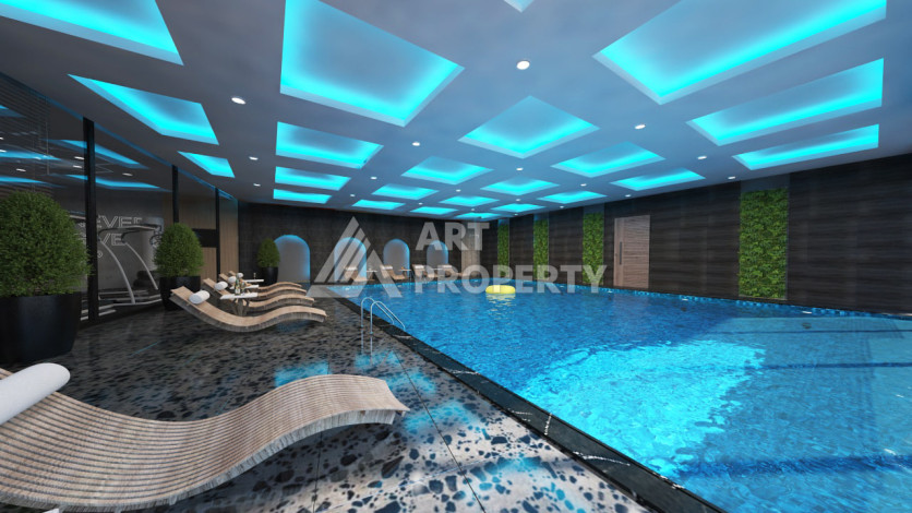 Финиш стройки и совсем новая квартира 1+1 в центре Аланьи - Ракурс 25