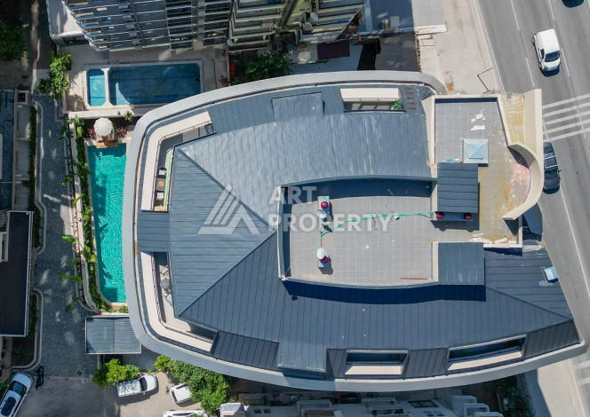 Стильные апартаменты 1+1 в районе пляжа Клеопатра центр Алании - Ракурс 5