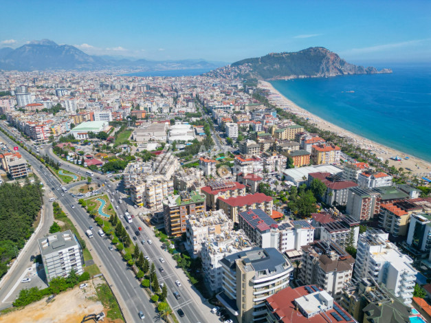 Стильные апартаменты 1+1 в районе пляжа Клеопатра центр Алании - Ракурс 6