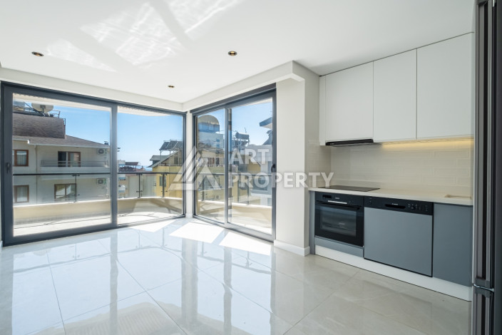 Стильные апартаменты 1+1 в районе пляжа Клеопатра центр Алании - Ракурс 8