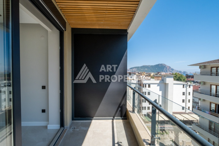 Стильные апартаменты 1+1 в районе пляжа Клеопатра центр Алании - Ракурс 17