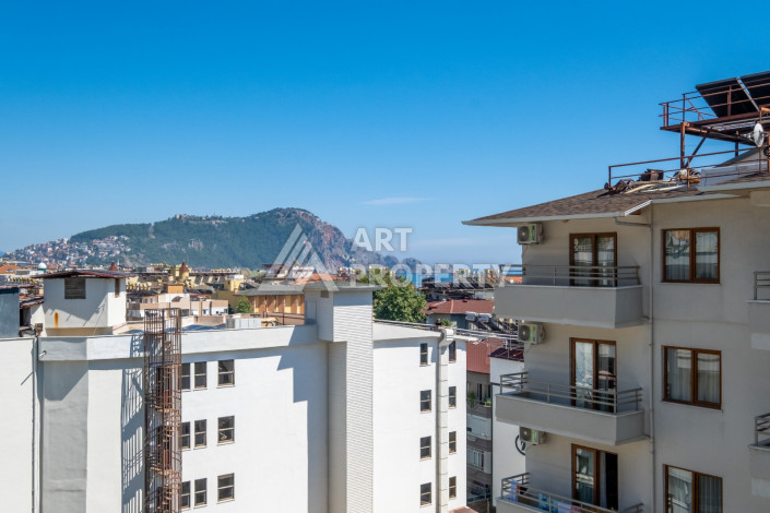 Стильные апартаменты 1+1 в районе пляжа Клеопатра центр Алании - Ракурс 20