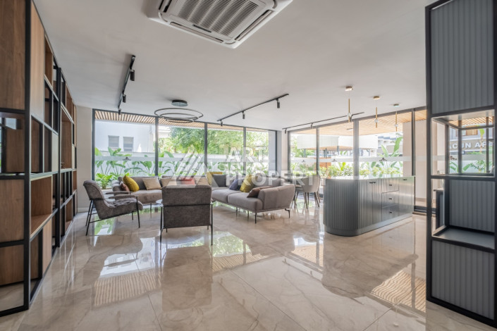 Стильные апартаменты 1+1 в районе пляжа Клеопатра центр Алании - Ракурс 21