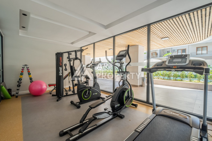 Стильные апартаменты 1+1 в районе пляжа Клеопатра центр Алании - Ракурс 22