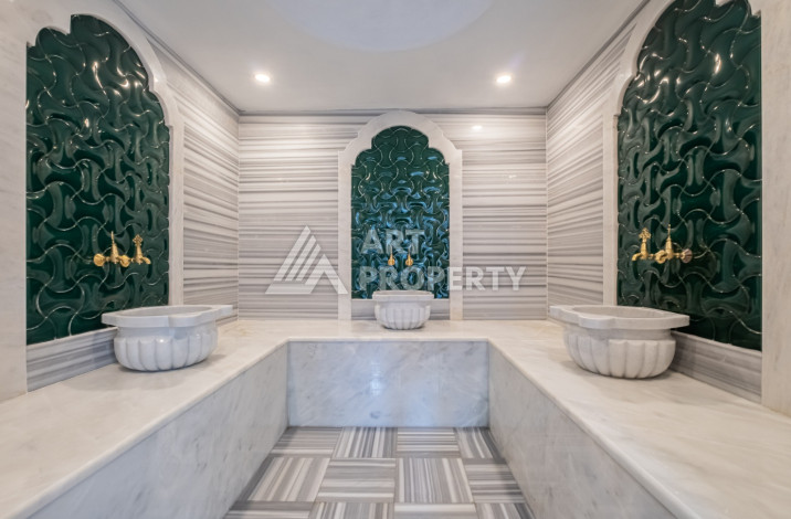 Стильные апартаменты 1+1 в районе пляжа Клеопатра центр Алании - Ракурс 23