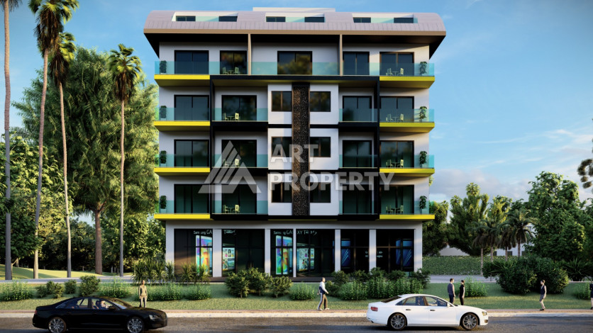 Двухуровневая квартира 2+1 в комплексе на завершающем этапе строительства в центре Алании - Ракурс 0