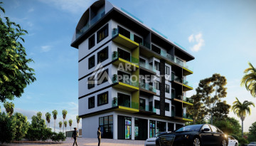 Двухуровневая квартира 2+1 в комплексе на завершающем этапе строительства в центре Алании - Ракурс 6