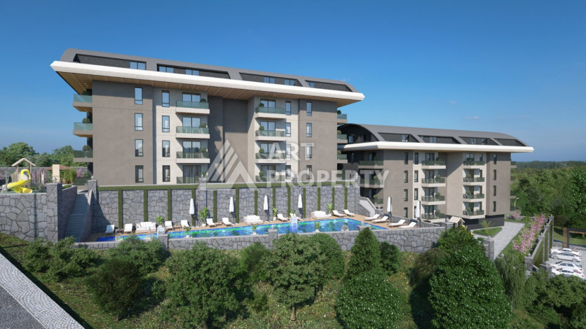 Новый проект в элитном районе Конаклы - Ракурс 4