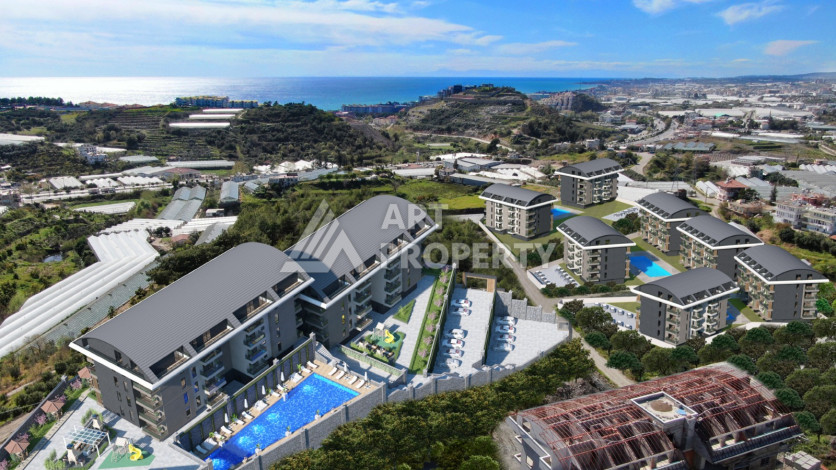 Новый проект в элитном районе Конаклы - Ракурс 8