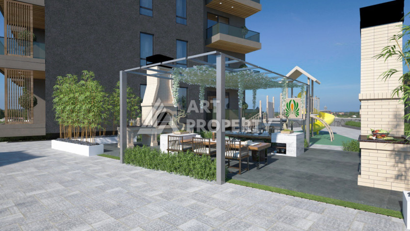 Новый проект в элитном районе Конаклы - Ракурс 13