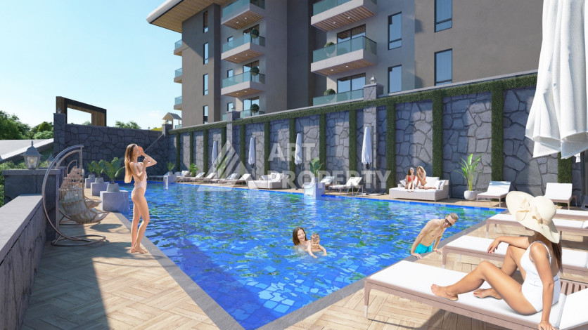 Новый проект в элитном районе Конаклы - Ракурс 18